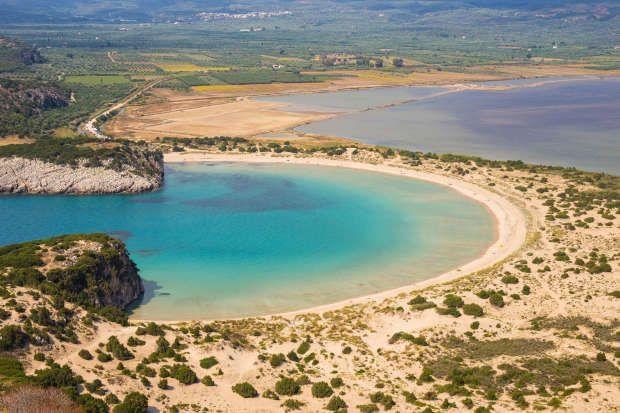 Photo of Voidokilia Beach.